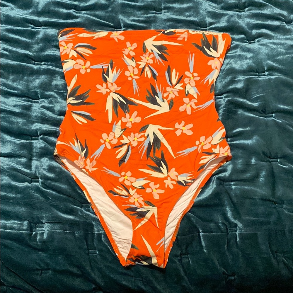 Solid & Striped One-Piece Swimsuit